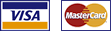 We Honor VISA and MasterCard